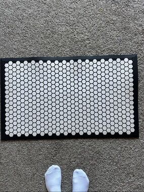 Letterfolk Tilemat with Black Tiles